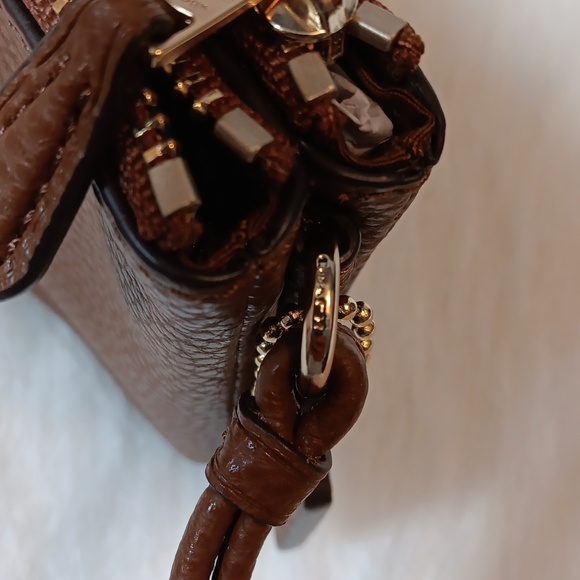 Coach Brown Wristlet - Picture 5 of 8